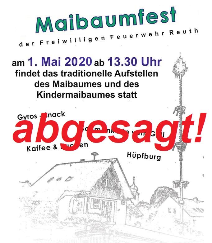 Maibaumfest abgesagt